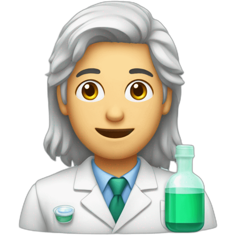 Quimico farmacológico joven  emoji