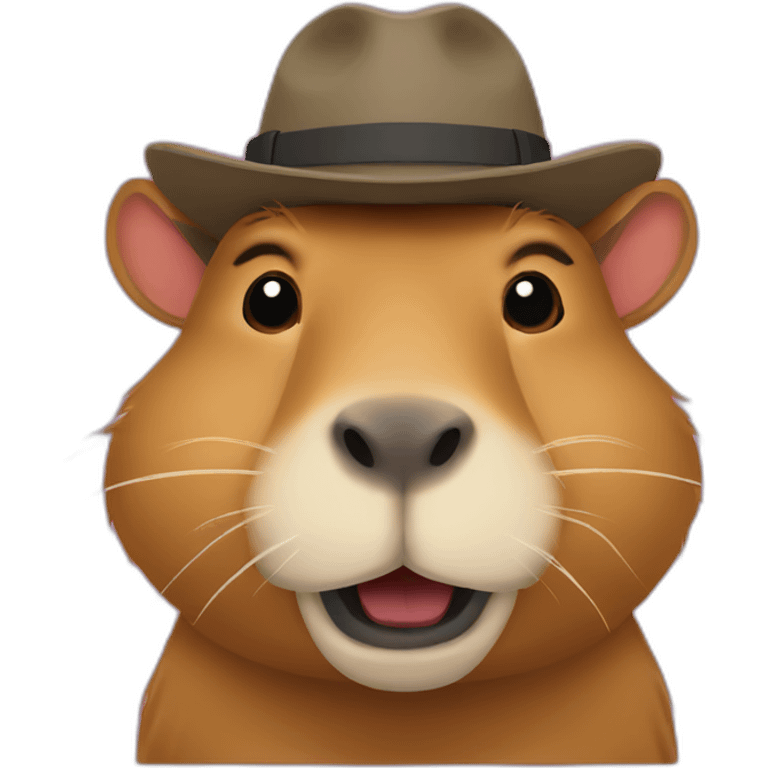 capybara hat emoji