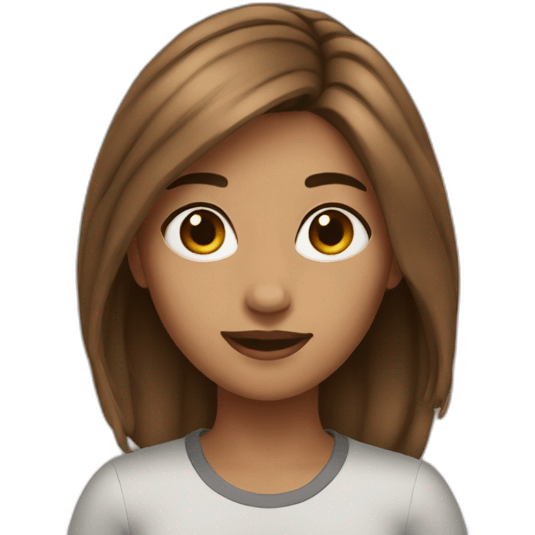 girl-brownlocks emoji