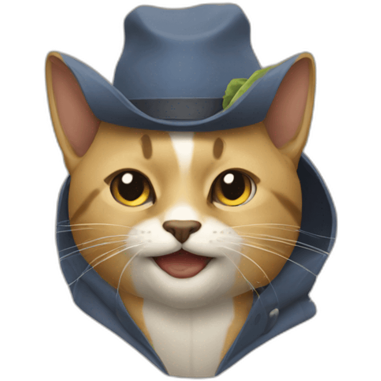 GATO RALLADO emoji