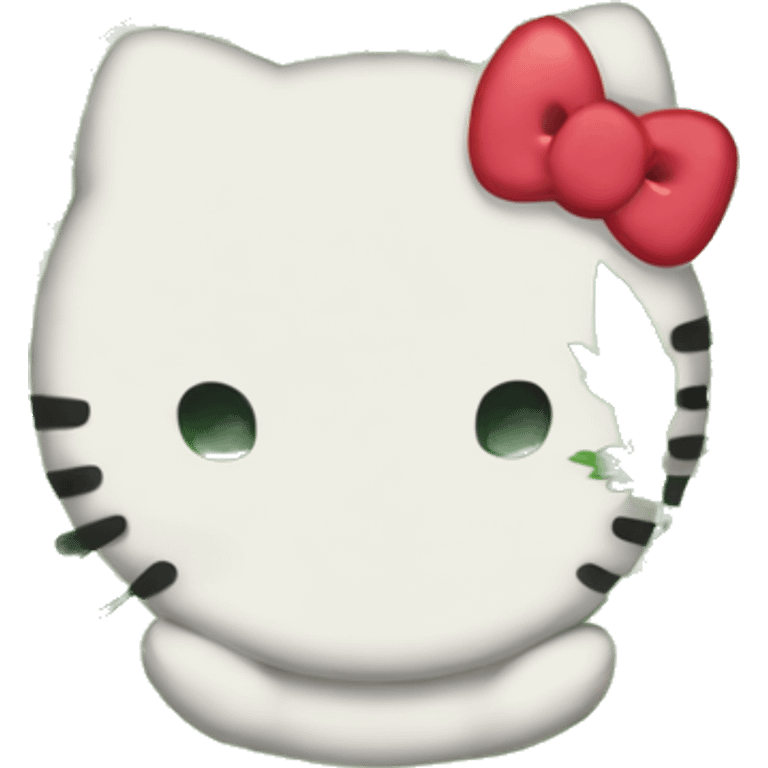 Hello kitty in herbs emoji