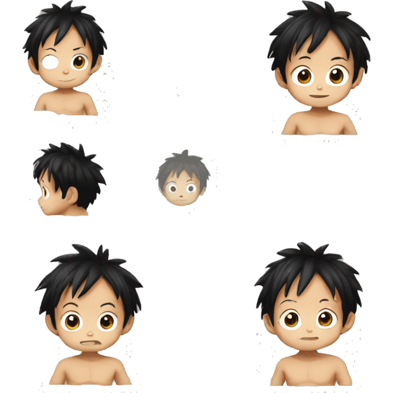 Baby luffy emoji