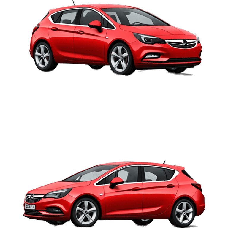 Red opel astra  emoji