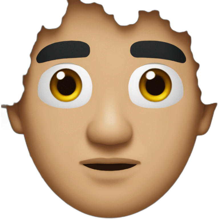 maradona with big eyes emoji