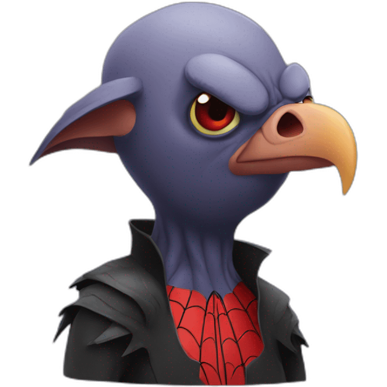 Vulture, villain, spiderman emoji