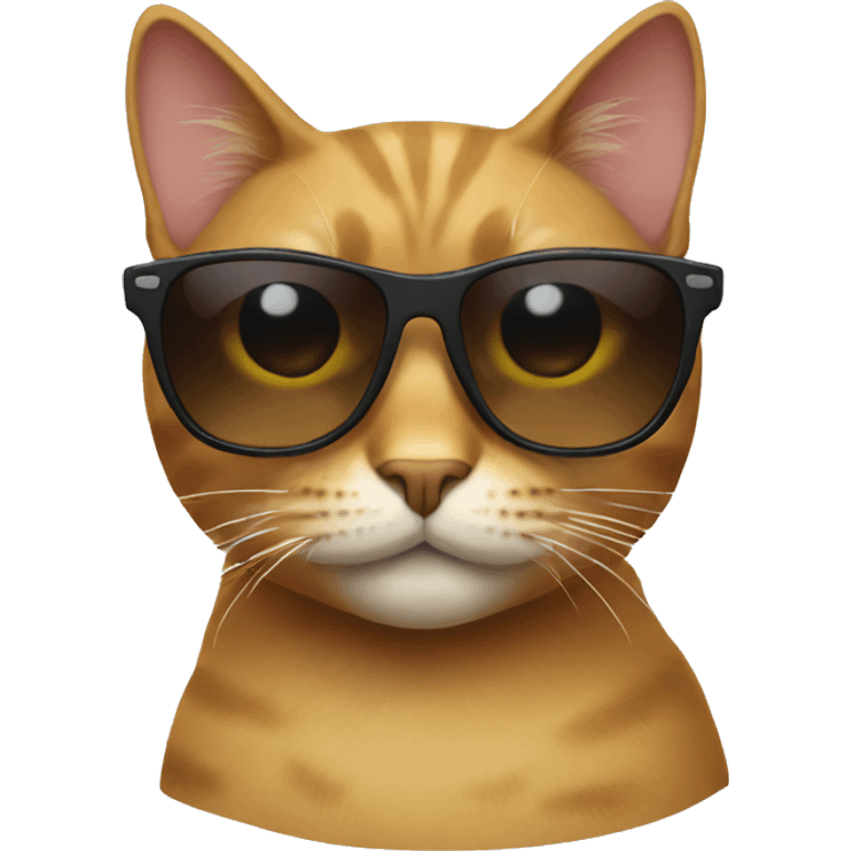 cat with shades  emoji