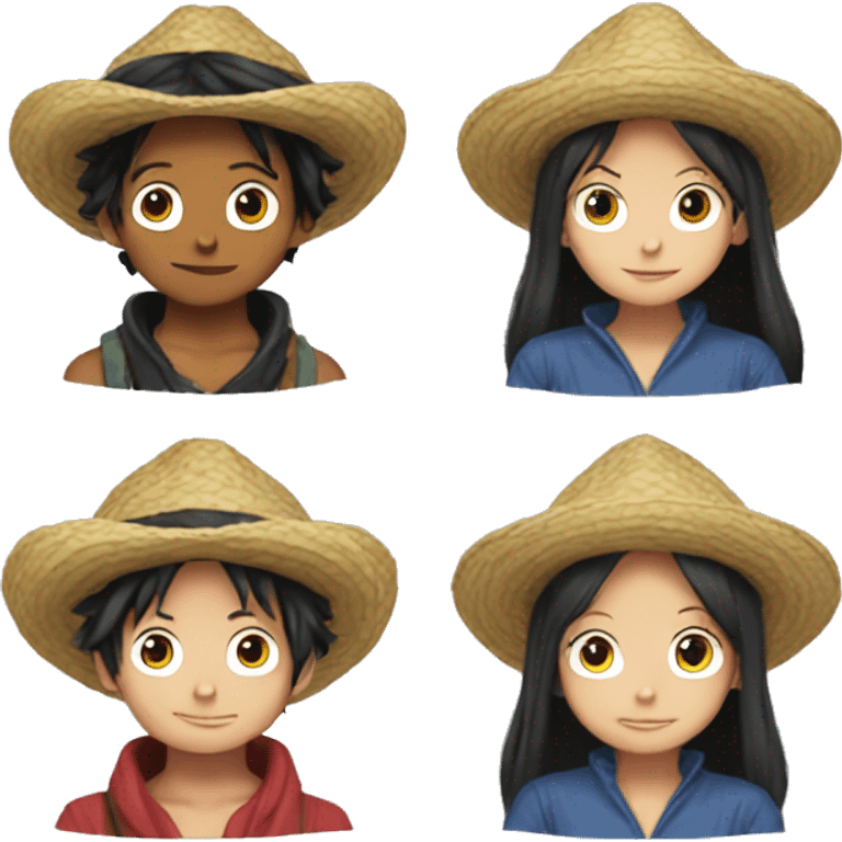 ariel as luffy emoji