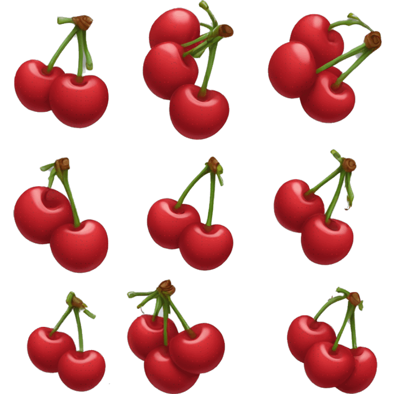 Cherry red emojis  emoji