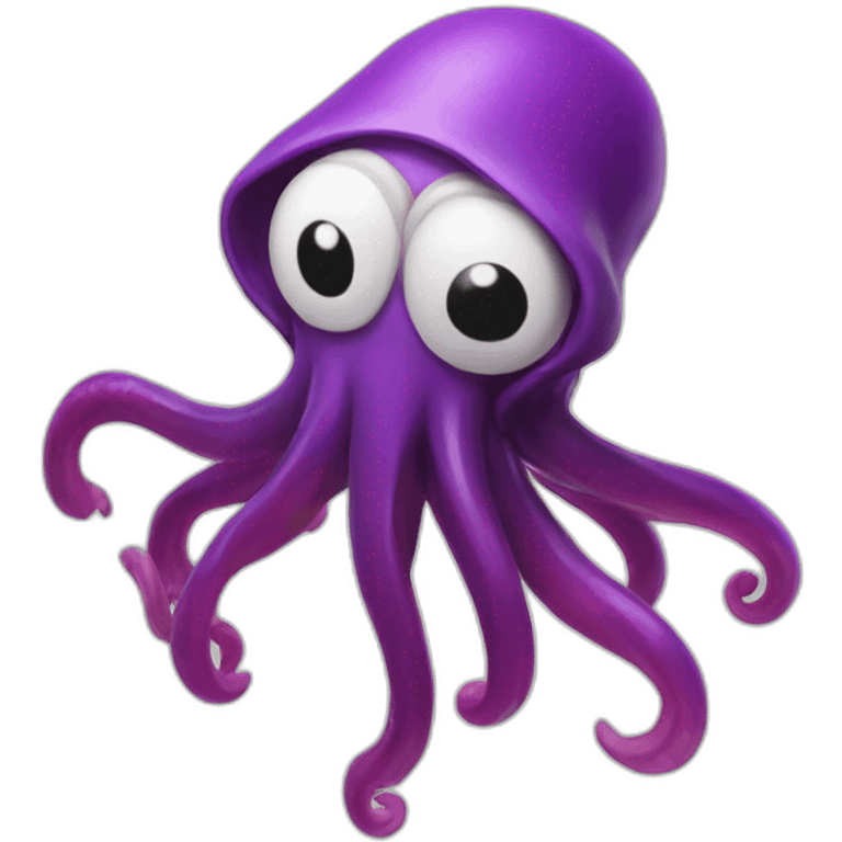 Splatoon squid emoji