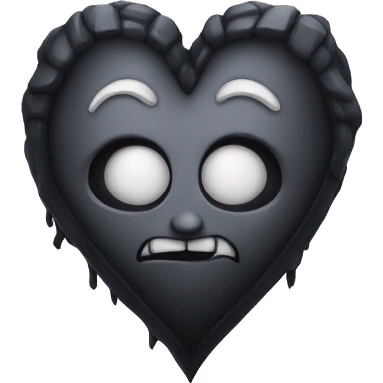 Gothic heart  emoji