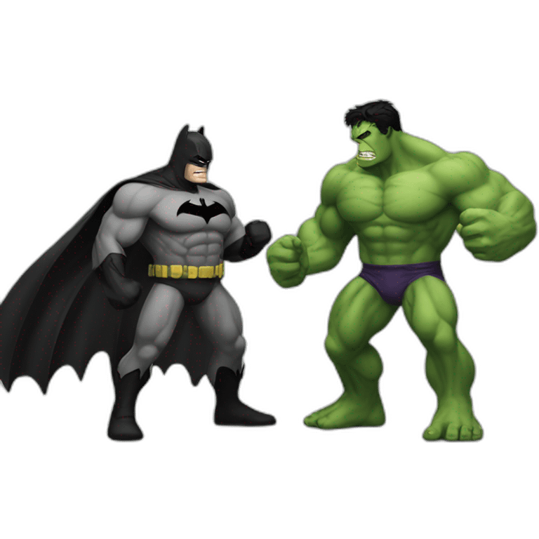 hulk vs batman emoji