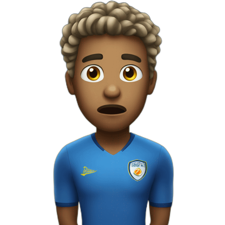 shocked footballer emoji