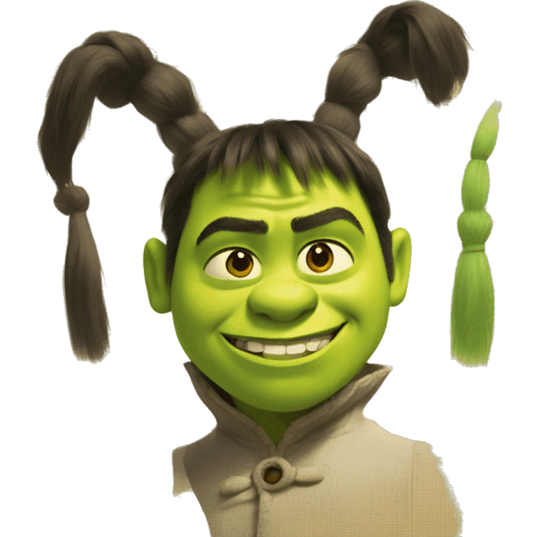 Shrek + Enhui ( from Inside out ) emoji