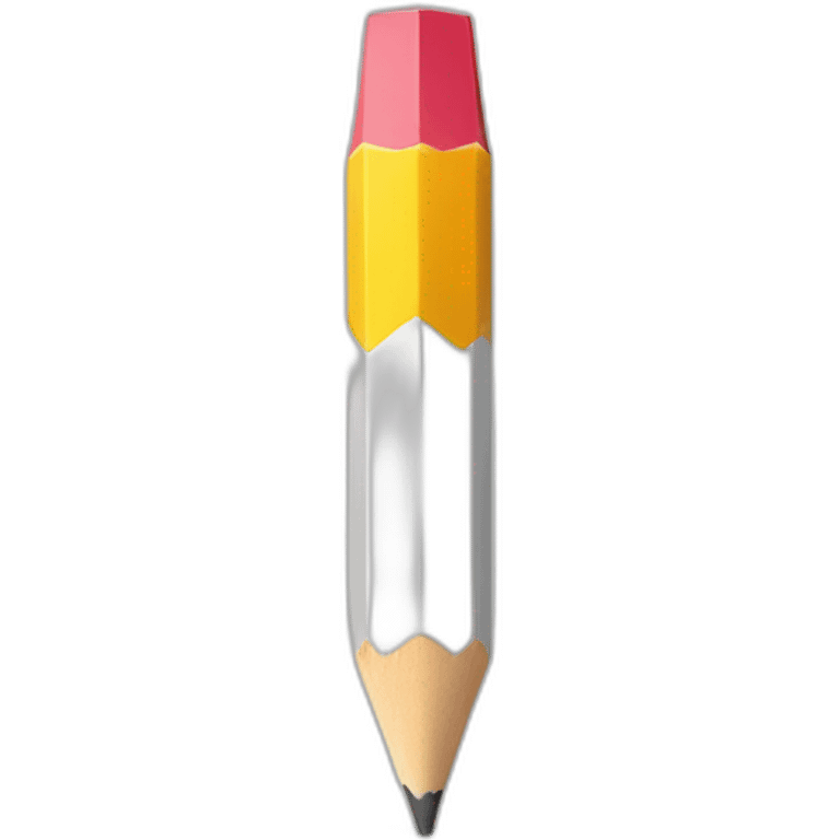 3D tilted pencil emoji