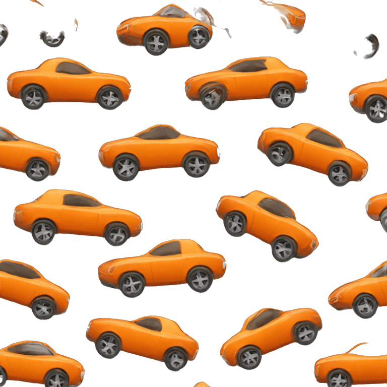 Orange car emoji