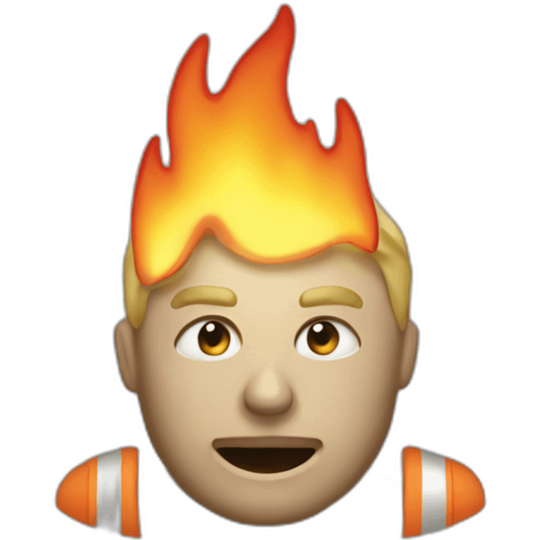 Data on fire emoji