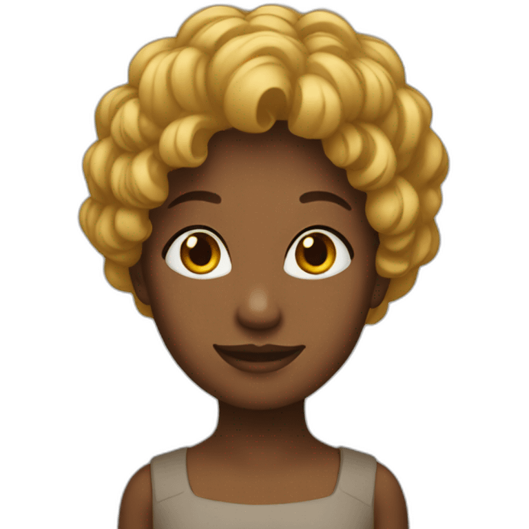 Une femme emoji