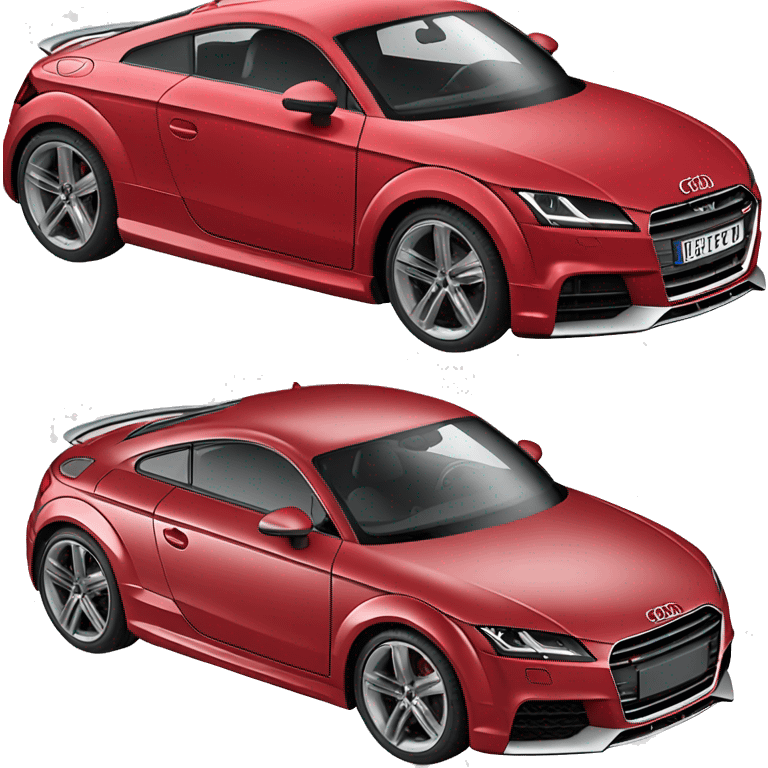 Audi tt s line red emoji