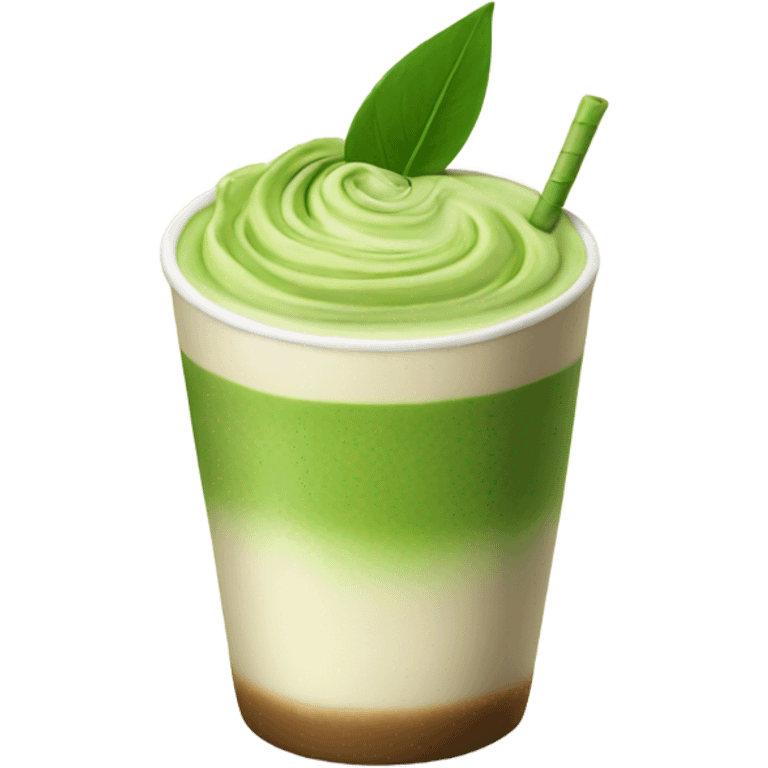 Matcha latte  emoji