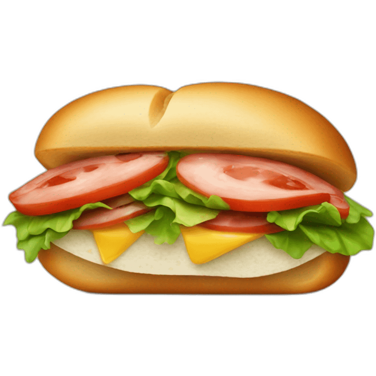 Pan bagnat sandwich emoji