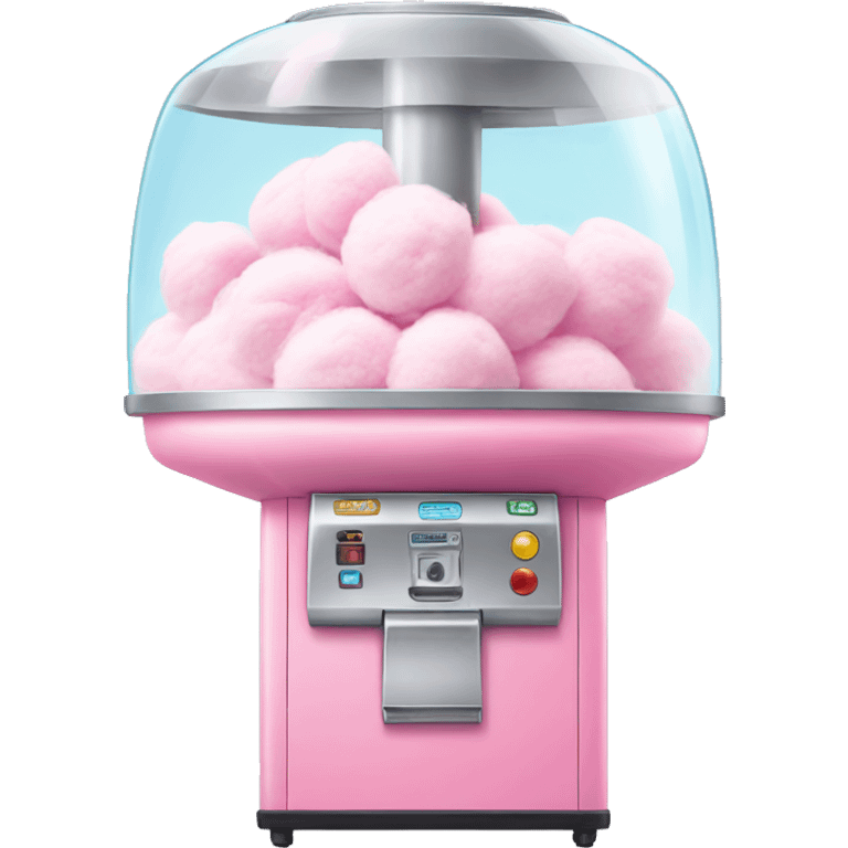 Cotton candy machine emoji