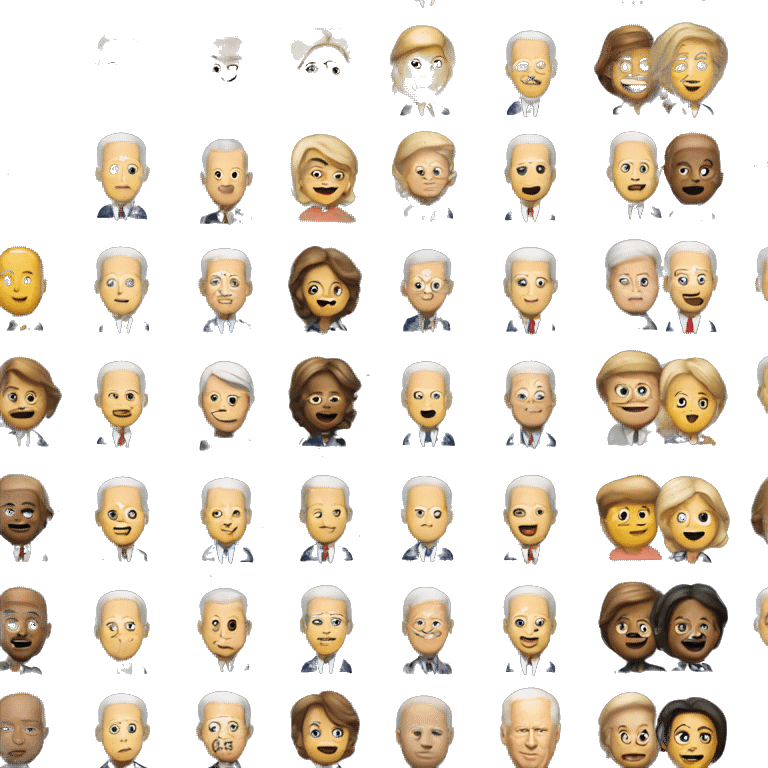 Biden and trump emoji