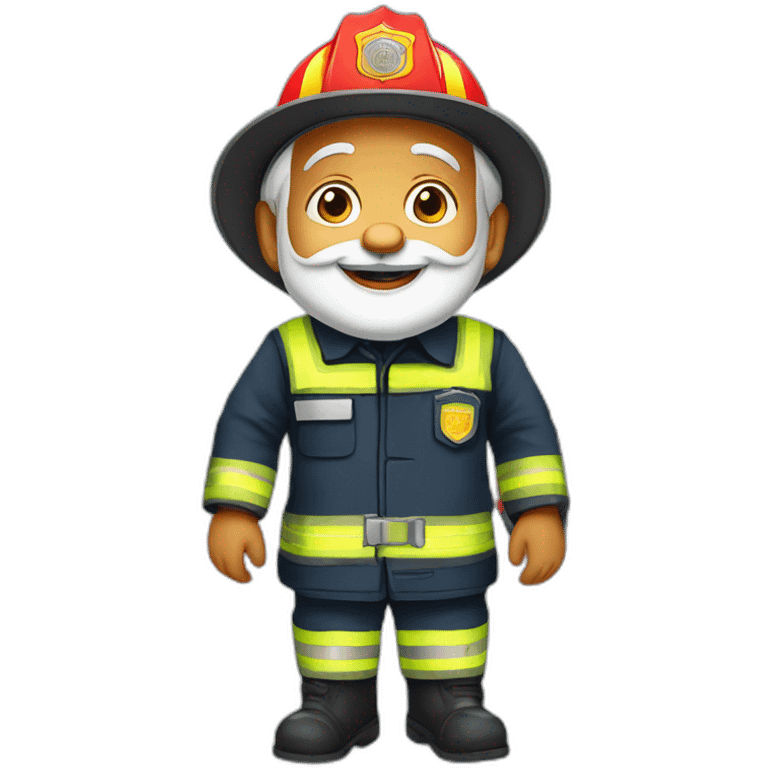 Narendra modi as a fireman  emoji