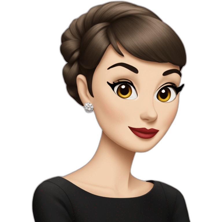 Audrey Hepburn emoji