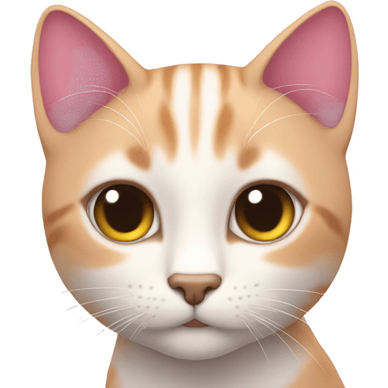 Gato rosa  emoji