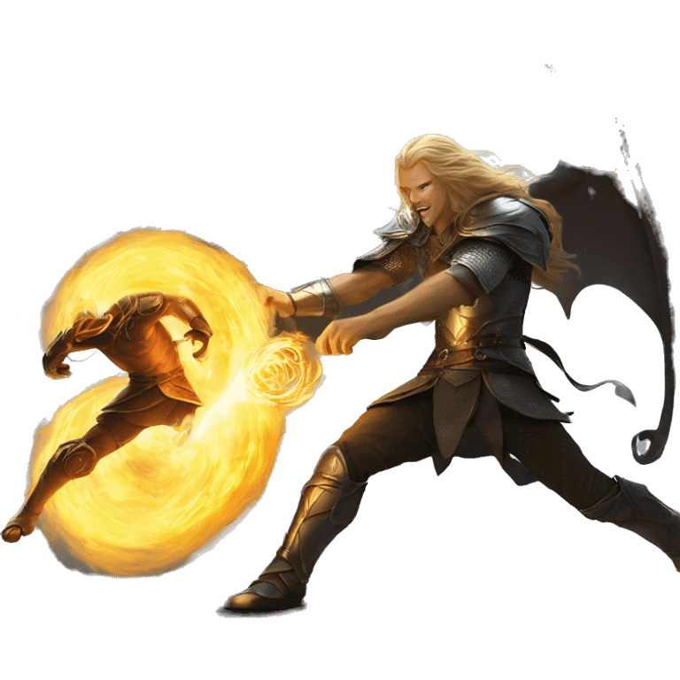 Glorfindel versus the Balrog emoji