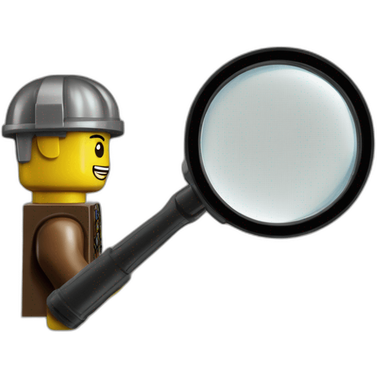 lego magnifying glass emoji