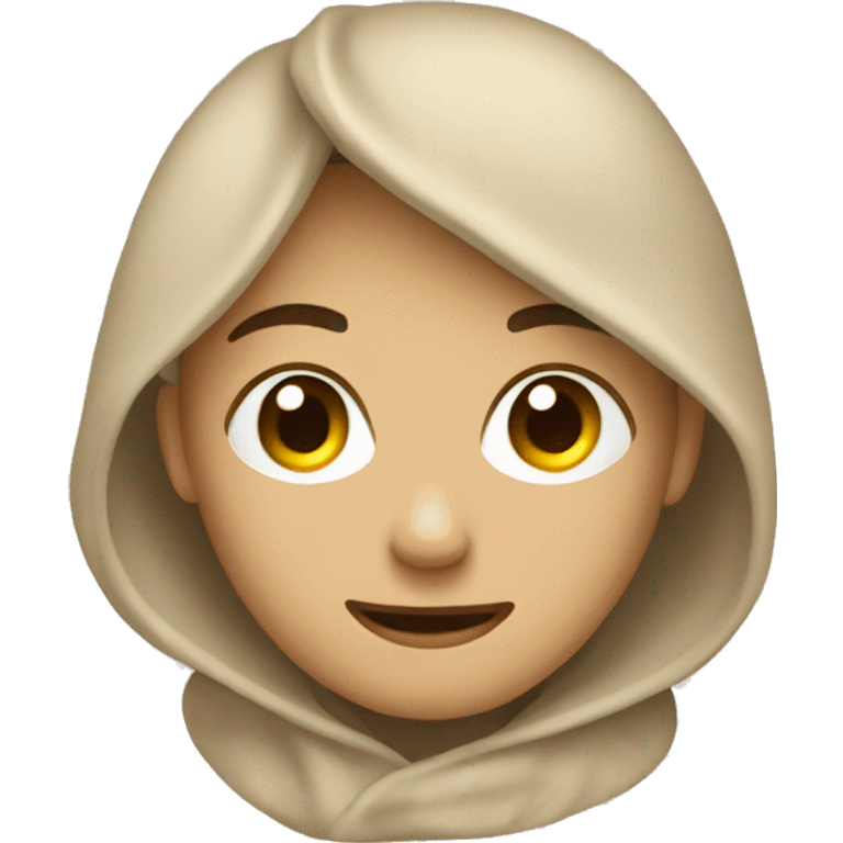 Cozy beige emoji