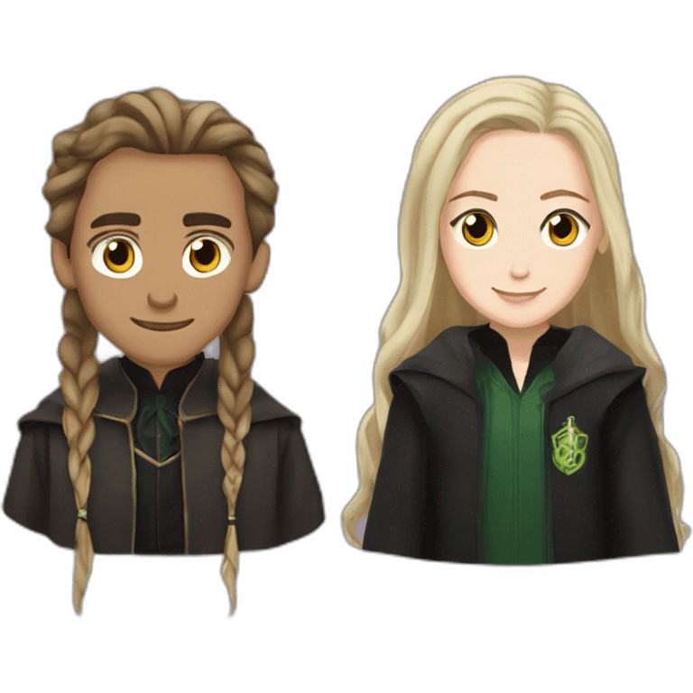 Drago Malefoy and Hermione Granger emoji