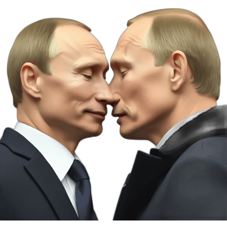 putin kiss emoji