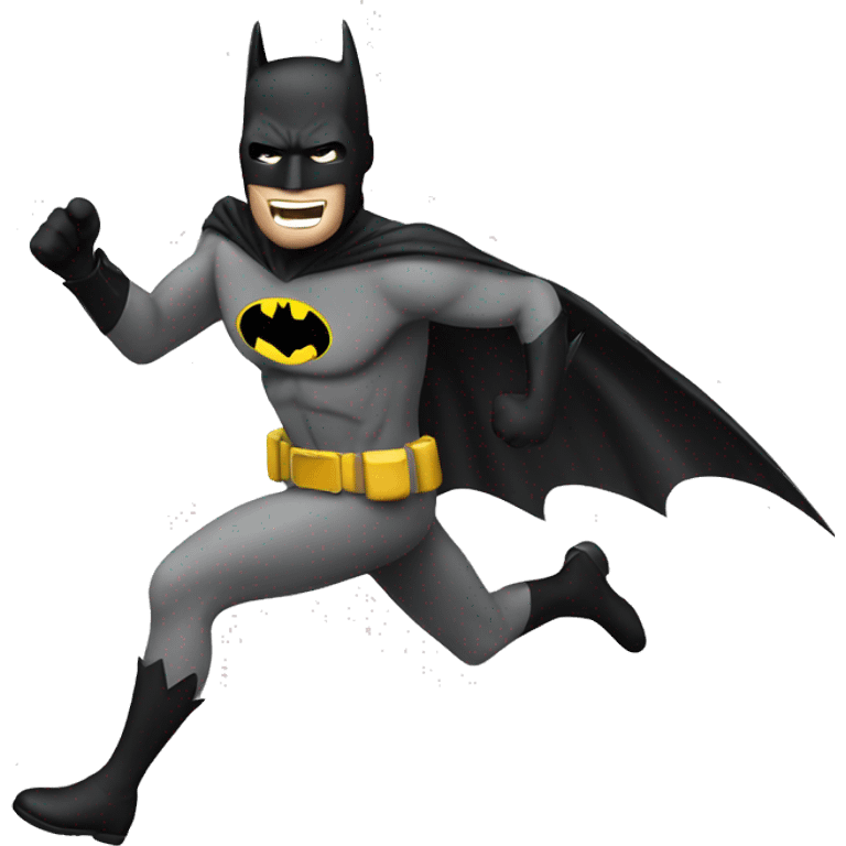 Batman running emoji