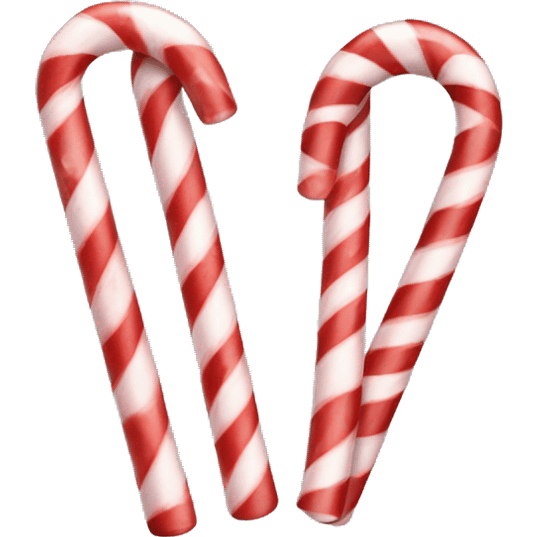 Candy canes emoji