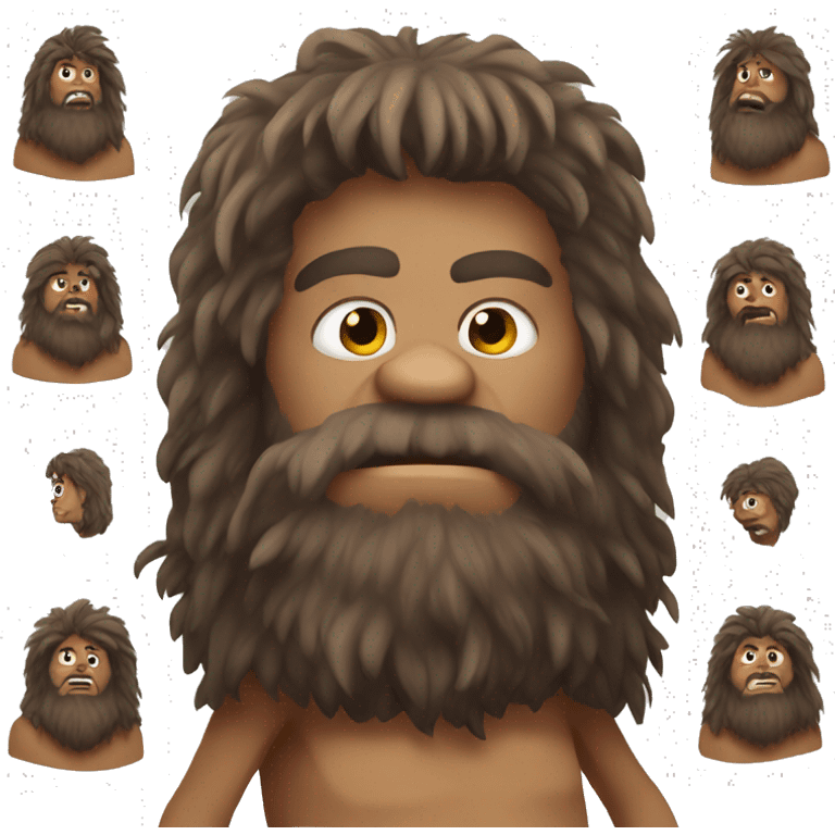 Caveman stand emoji