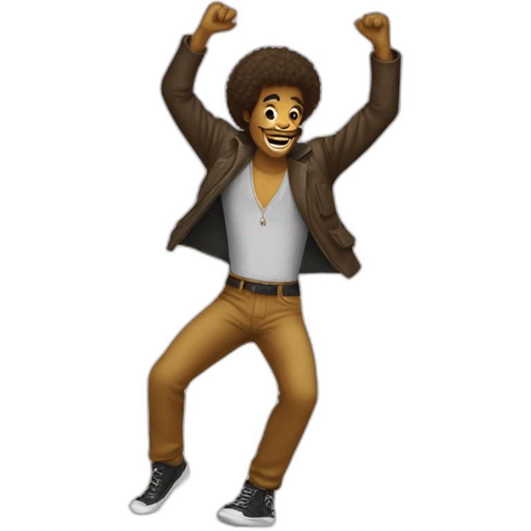 Guy dance in disco emoji