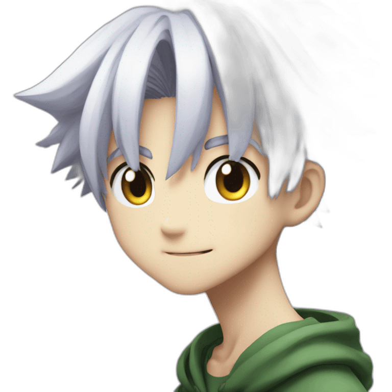 killua from hunterxhunter emoji