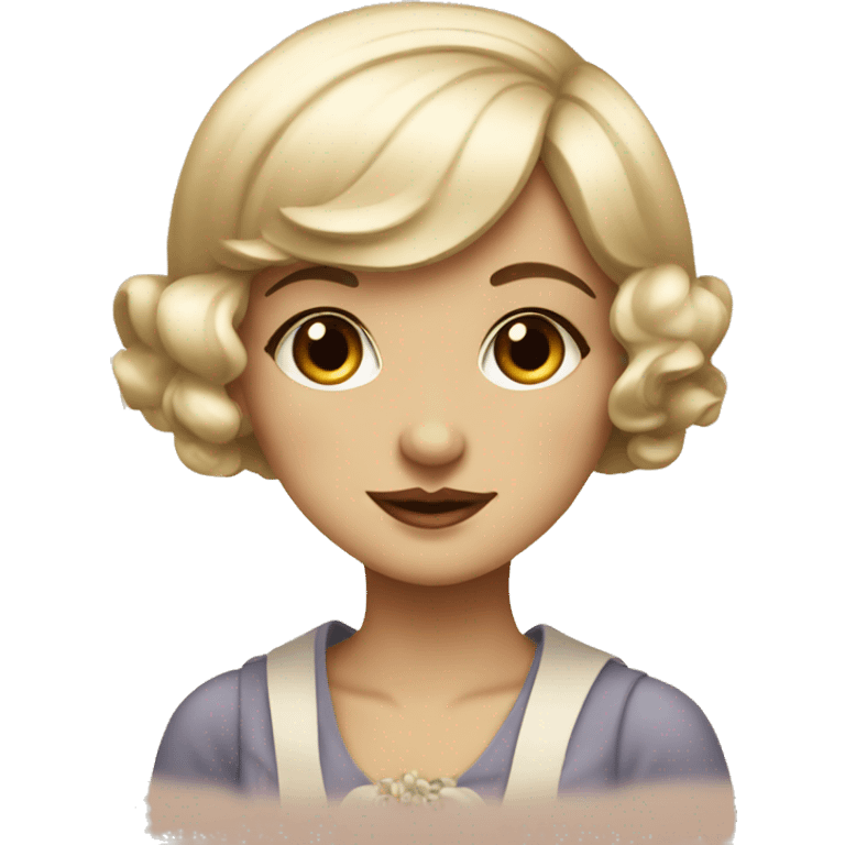 1920s girl emoji