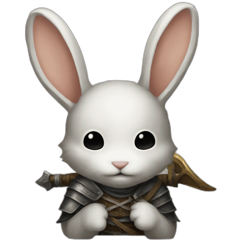 yugy bunny playing dark souls 2 emoji