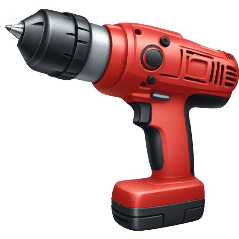 red electric drill emoji