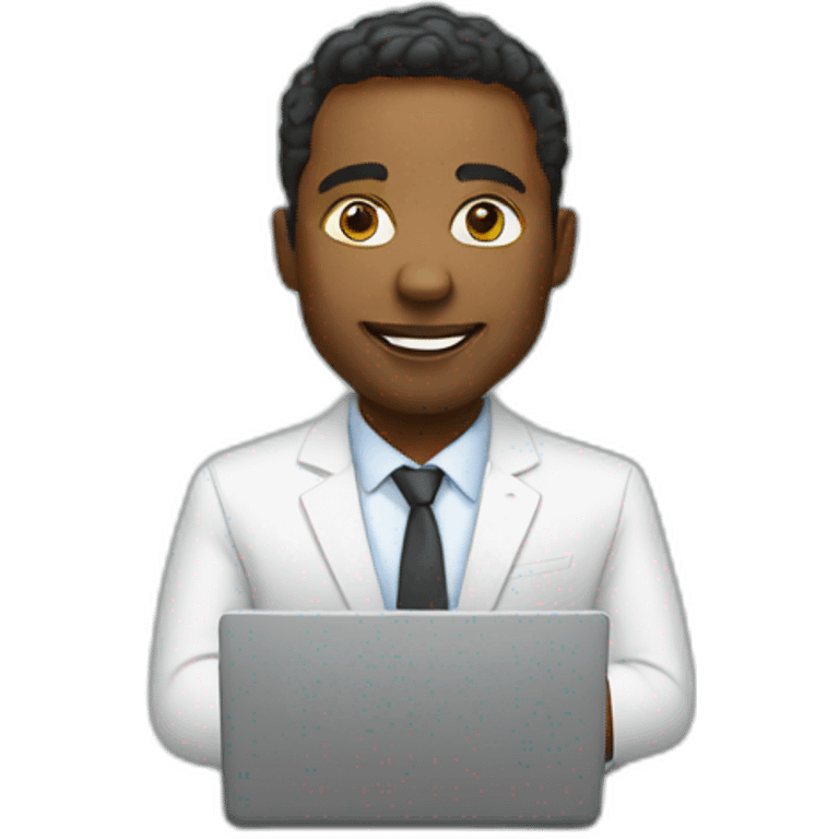 white tech entrepreneur emoji