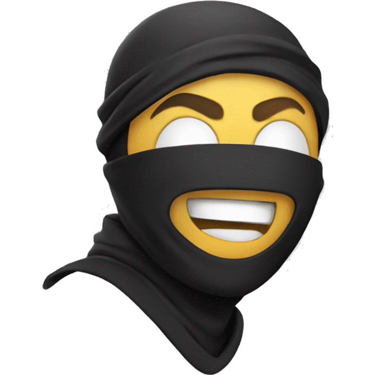 ninja laughing  emoji