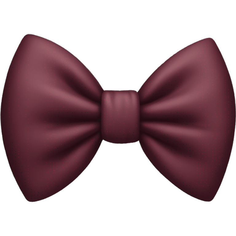 Maroon bow emoji