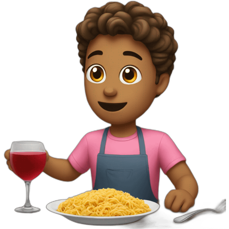 Me doing dinner emoji