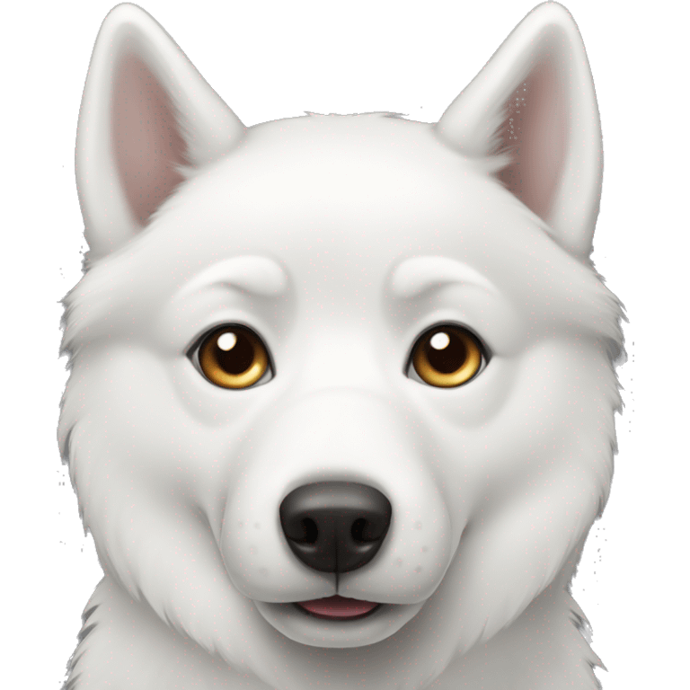 White husky  emoji