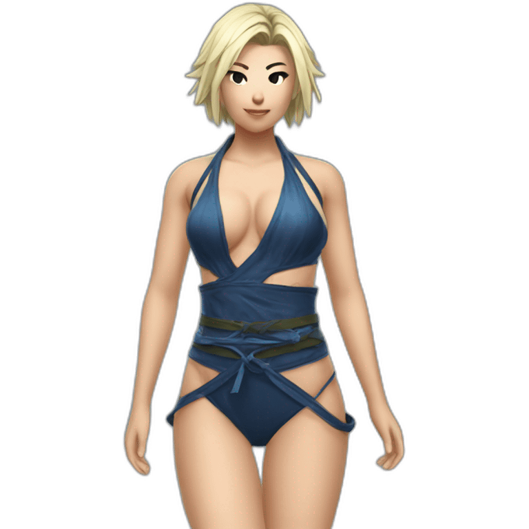 raiden shogun swimsuit emoji