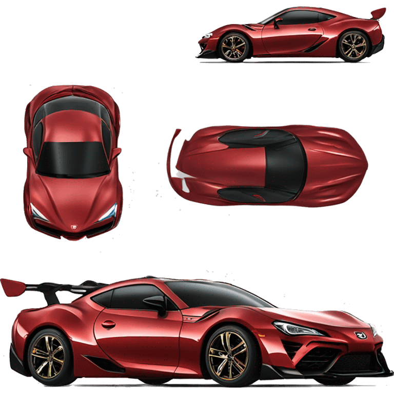 Wonder Woman Long wheelbase Toyota 86 ultraHyperCar emoji