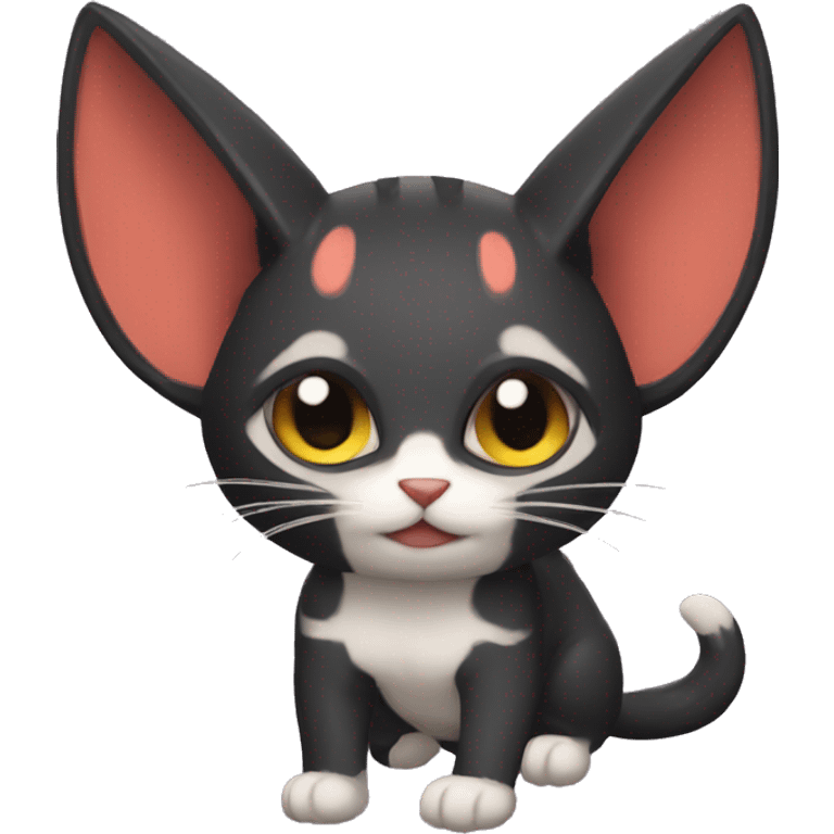 Litten-Cat with bat ears emoji